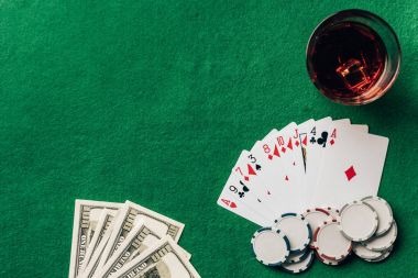 Hand ranking chart for Bandar Poker showing Royal Flush through High Card